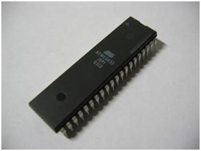 عکس 40 پین DIP از ATmega32 