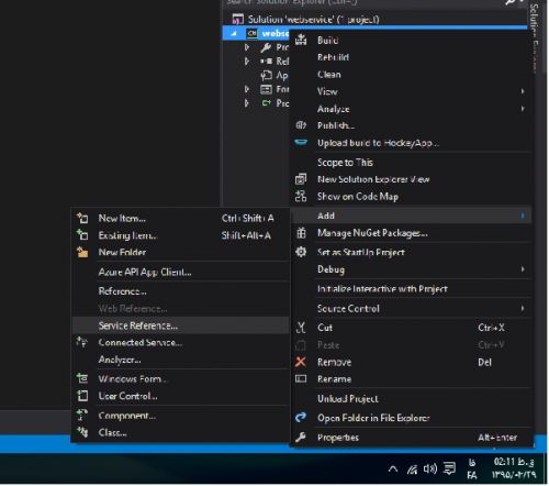 آموزش وب سرویس در سی شارپ - c#
