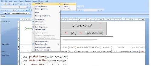 فرمول نویسی در کریستال ریپورت