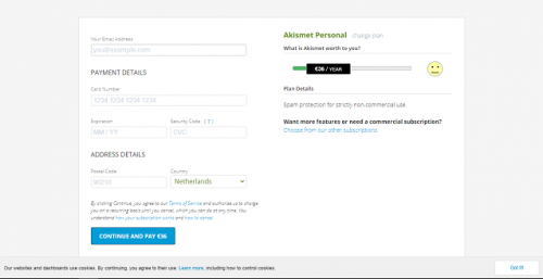 افزونه ضد هرزنامه اکیسمت,نصب افزونه