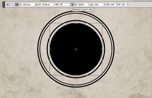 آموزش ایجاد افکت مهرلاستیکی در فتوشاپ