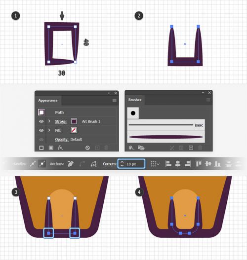 آموزش طراحی لوگوی سگ در ایلوستریتور