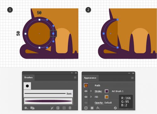 آموزش طراحی لوگوی سگ در ایلوستریتور