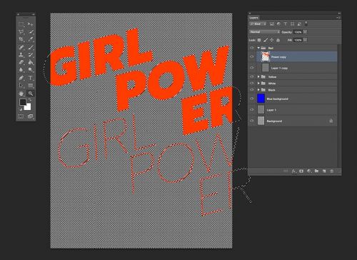 آموزش طراحی پوستر هافتون در فتوشاپ