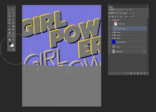 آموزش طراحی پوستر هافتون در فتوشاپ