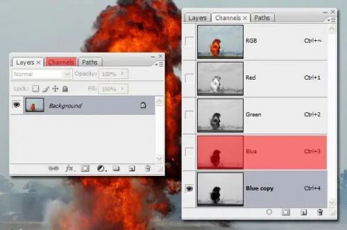 طراحی پوستر فیلم اکشن در فتوشاپ