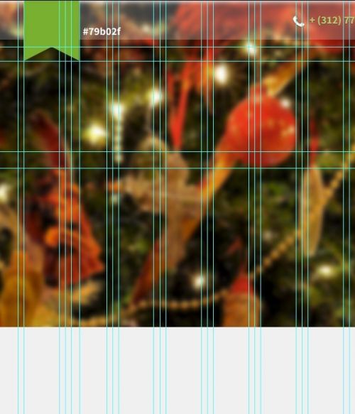 آموزش طراحی صفحه فرود وبسایت در فتوشاپ