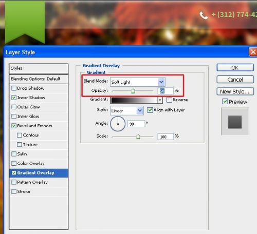 آموزش طراحی صفحه فرود وبسایت در فتوشاپ