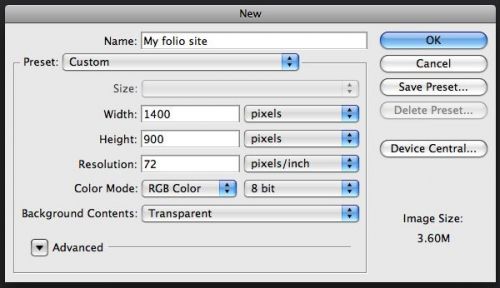 آموزش طراحی سایت نمونه کار در فتوشاپ