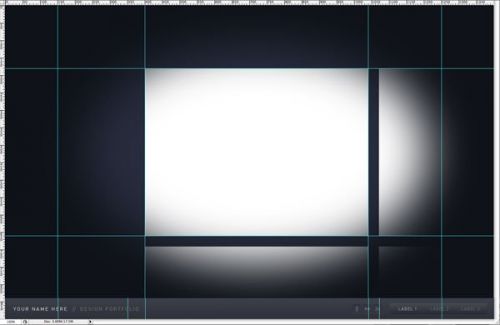 آموزش طراحی سایت نمونه کار در فتوشاپ