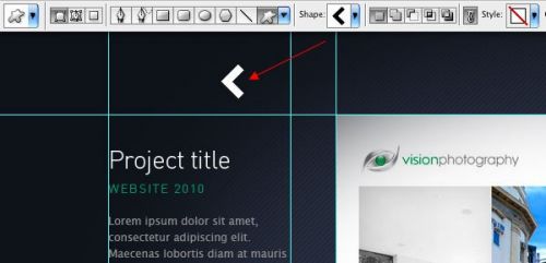آموزش طراحی سایت نمونه کار در فتوشاپ
