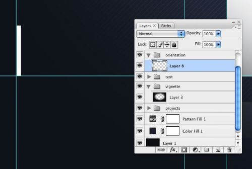 آموزش طراحی سایت نمونه کار در فتوشاپ