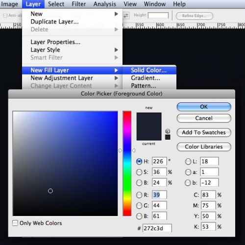 آموزش طراحی سایت نمونه کار در فتوشاپ