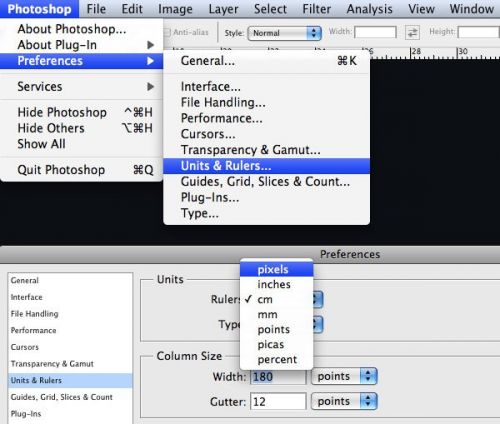 آموزش طراحی سایت نمونه کار در فتوشاپ
