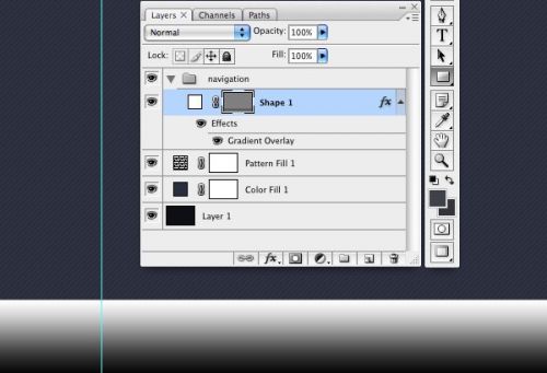 آموزش طراحی سایت نمونه کار در فتوشاپ