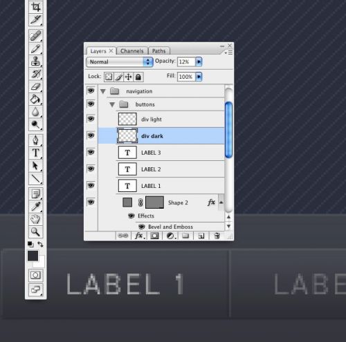 آموزش طراحی سایت نمونه کار در فتوشاپ