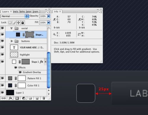 آموزش طراحی سایت نمونه کار در فتوشاپ