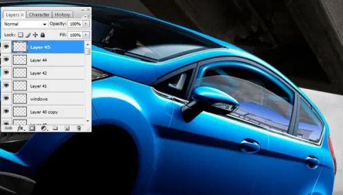 آموزش تیونینگ مجازی خودرو در فتوشاپ