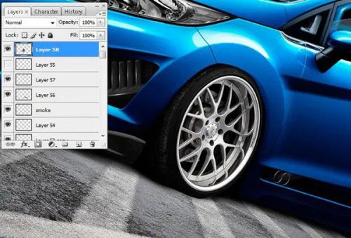 آموزش تیونینگ مجازی خودرو در فتوشاپ