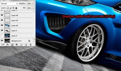 آموزش تیونینگ مجازی خودرو در فتوشاپ