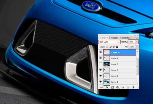 آموزش تیونینگ مجازی خودرو در فتوشاپ
