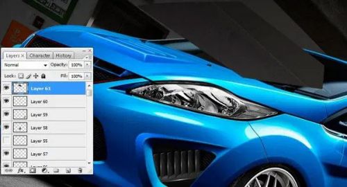 آموزش تیونینگ مجازی خودرو در فتوشاپ