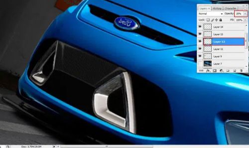 آموزش تیونینگ مجازی خودرو در فتوشاپ