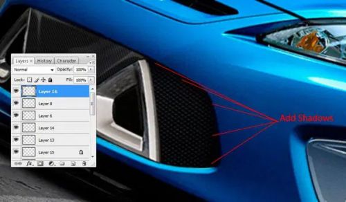 آموزش تیونینگ مجازی خودرو در فتوشاپ