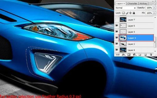 آموزش تیونینگ مجازی خودرو در فتوشاپ
