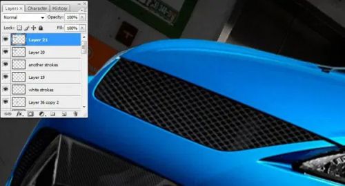 آموزش تیونینگ مجازی خودرو در فتوشاپ