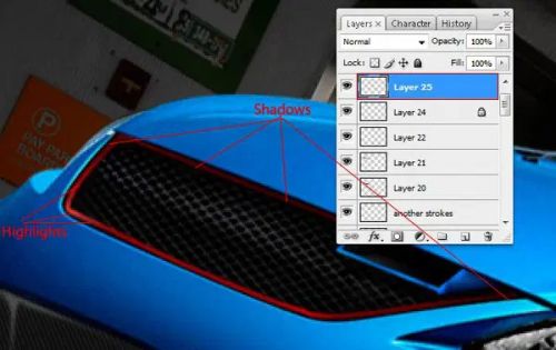 آموزش تیونینگ مجازی خودرو در فتوشاپ