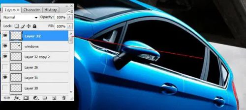 آموزش تیونینگ مجازی خودرو در فتوشاپ