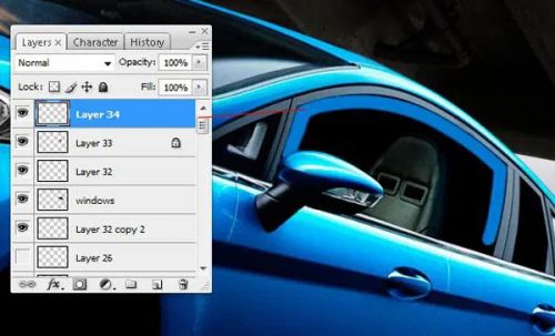 آموزش تیونینگ مجازی خودرو در فتوشاپ