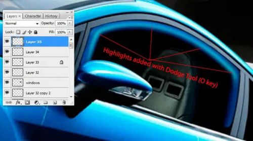 آموزش تیونینگ مجازی خودرو در فتوشاپ