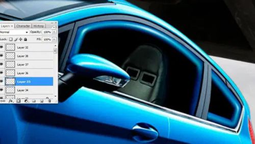 آموزش تیونینگ مجازی خودرو در فتوشاپ