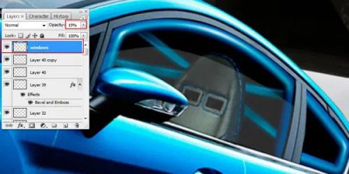 آموزش تیونینگ مجازی خودرو در فتوشاپ