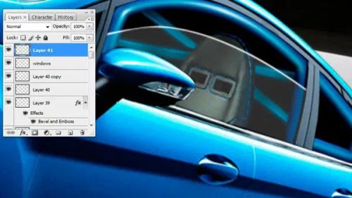 آموزش تیونینگ مجازی خودرو در فتوشاپ