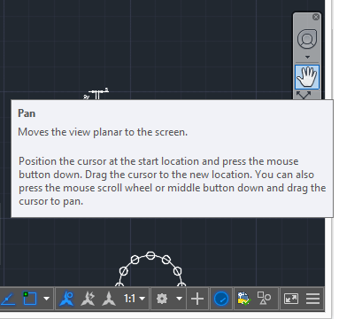 استفاده از ماوس در اتوکد