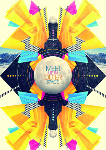 آموزش طراحی پوستر آبستره در فتوشاپ