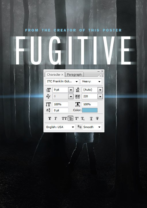 آموزش طراحی پوستر فیلم ترسناک در فتوشاپ