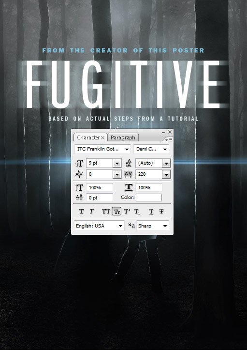 آموزش طراحی پوستر فیلم ترسناک در فتوشاپ