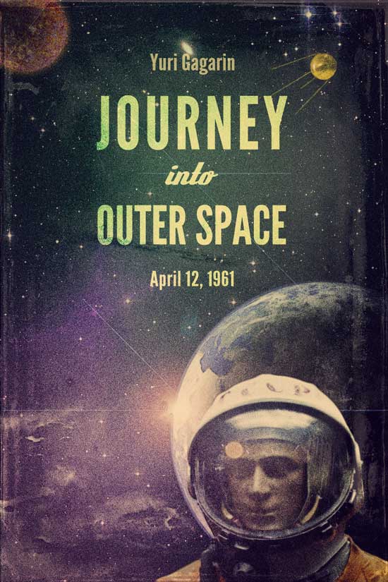 آموزش طراحی پوستر فضایی قدیمی در فتوشاپ