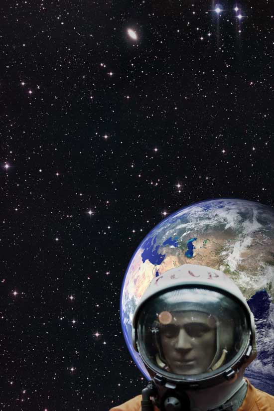 آموزش طراحی پوستر فضایی قدیمی در فتوشاپ