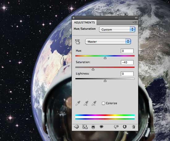 آموزش طراحی پوستر فضایی قدیمی در فتوشاپ