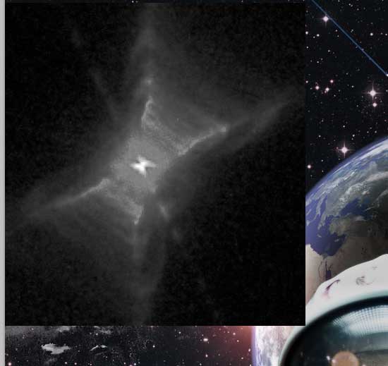 آموزش طراحی پوستر فضایی قدیمی در فتوشاپ