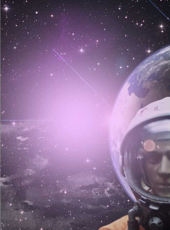 آموزش طراحی پوستر فضایی قدیمی در فتوشاپ