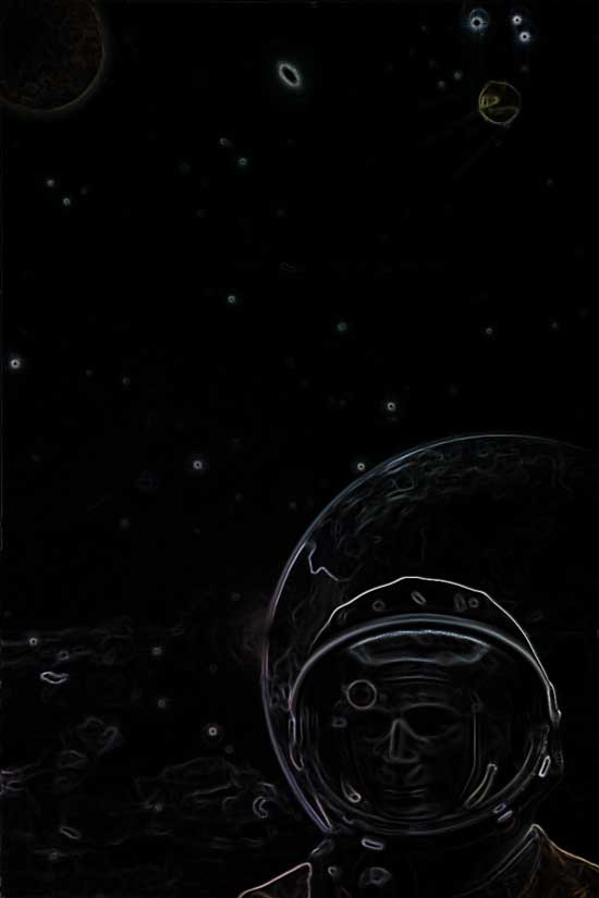 آموزش طراحی پوستر فضایی قدیمی در فتوشاپ