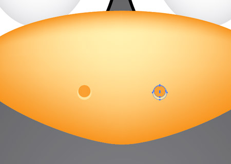 گام چهاردهم آموزش ترسیم یک پنگوئن در ایلوستریتور