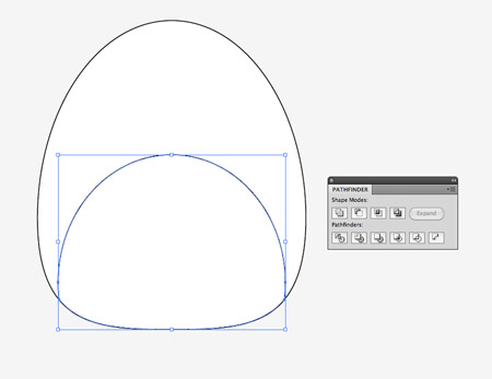 گام سوم آموزش ترسیم یک پنگوئن در ایلوستریتور