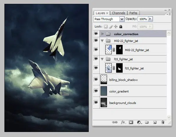 طراحی پوستر فیلم اکشن در فتوشاپ